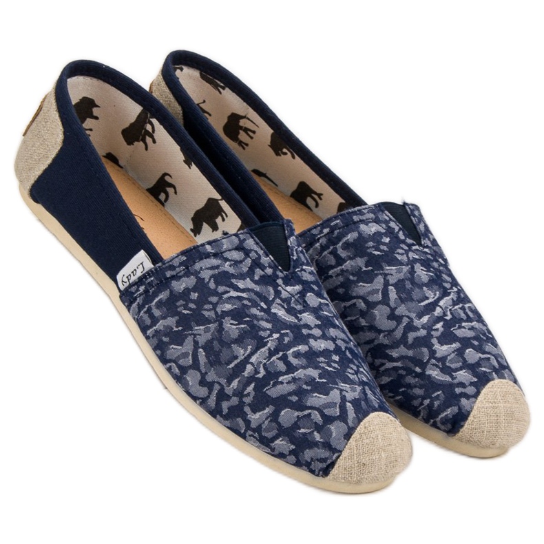 L. Day Slipons Bleus le noir 2 L. Day Slipons Bleus le noir 2