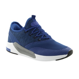 Chaussures de sport pour hommes DK 18470 bleu 1