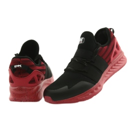 Chaussures de sport pour hommes DK 18332 noir / rouge 4