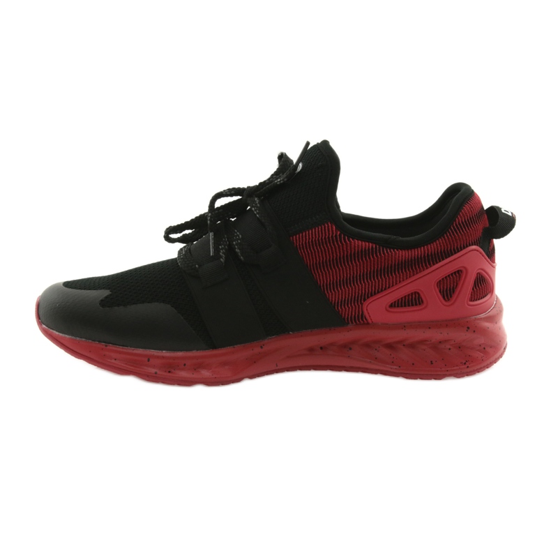 Chaussures de sport pour hommes DK 18332 noir / rouge 2