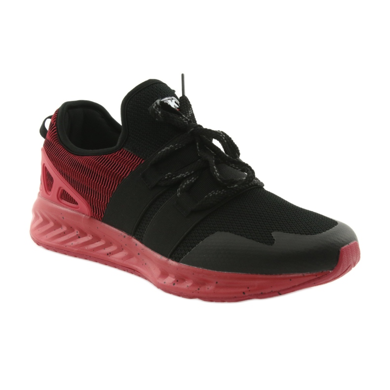 Chaussures de sport pour hommes DK 18332 noir / rouge 1