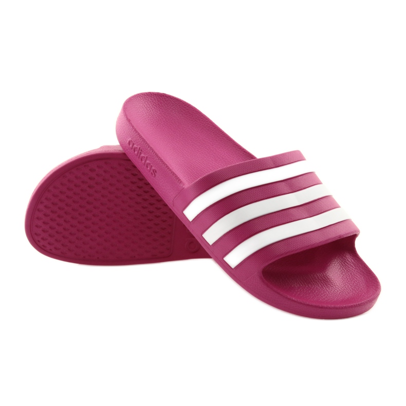 Chaussons Adidas Adilette Aqua F35536 blanc rose 4
