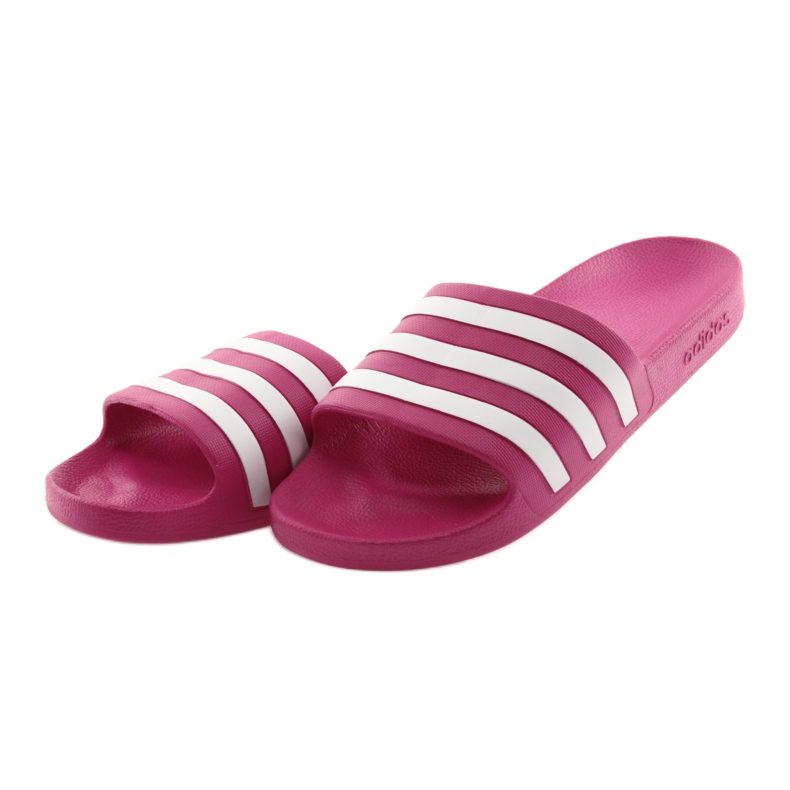Chaussons Adidas Adilette Aqua F35536 blanc rose 3