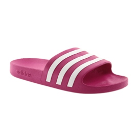 Chaussons Adidas Adilette Aqua F35536 blanc rose 1