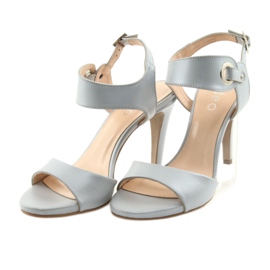 Sandales cuir sur épingle Edeo 3208 gris 3 Sandales cuir sur épingle Edeo 3208 gris 3