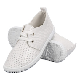 Super Mode Chaussures blanches classiques 3