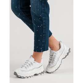 Baskets à paillettes blanc 1