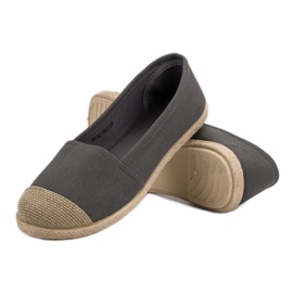 Espadrilles grises à la mode 4