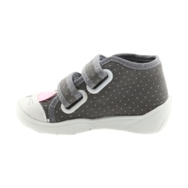 Chaussures enfant Befado 212P059 gris rose 2 Chaussures enfant Befado 212P059 gris rose 2