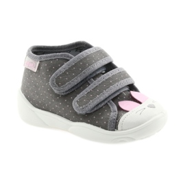 Chaussures enfant Befado 212P059 gris rose 1 Chaussures enfant Befado 212P059 gris rose 1