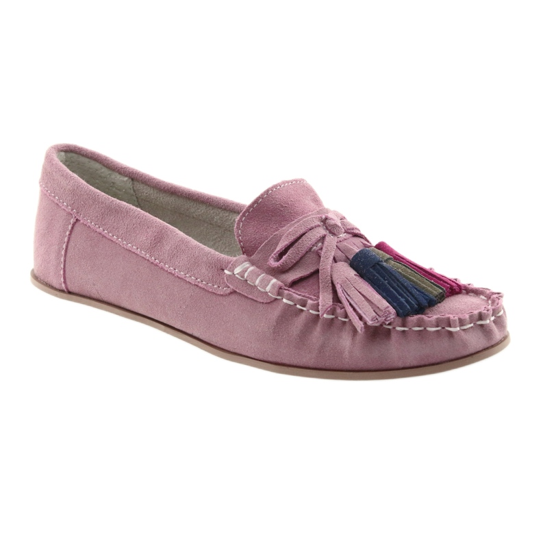 Mocassins confortables pour femmes Filippo 641 rose 1