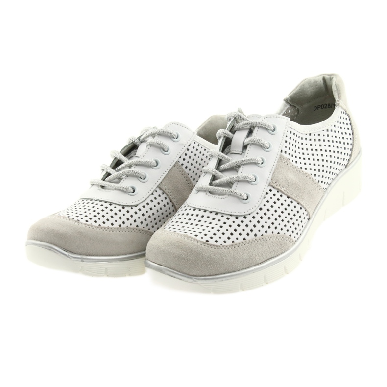 Chaussures de sport pour femmes Filippo 028 blanc et gris 5