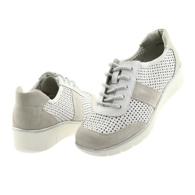 Chaussures de sport pour femmes Filippo 028 blanc et gris 4