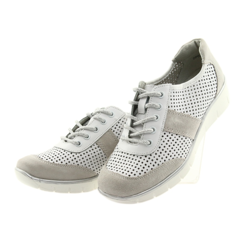 Chaussures de sport pour femmes Filippo 028 blanc et gris 3