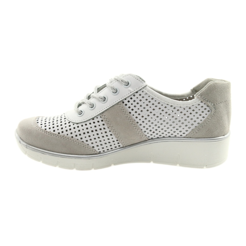 Chaussures de sport pour femmes Filippo 028 blanc et gris 2