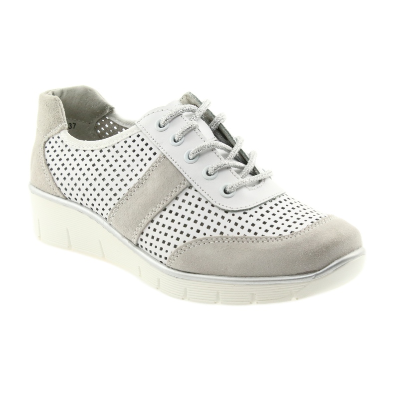 Chaussures de sport pour femmes Filippo 028 blanc et gris 1