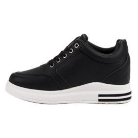 Baskets noires à la mode le noir 4