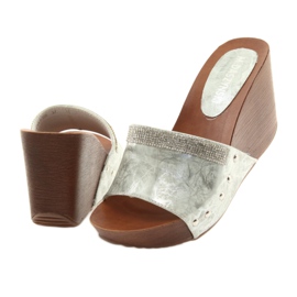 M.Daszyński Chaussons compensés Daszyński AM43 avec zircone cubique gris 4