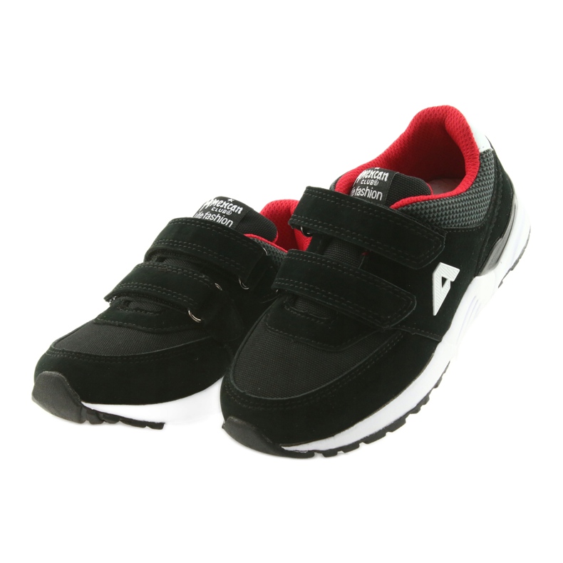 Semelle intérieure American Club BS09 en cuir noir rouge 3