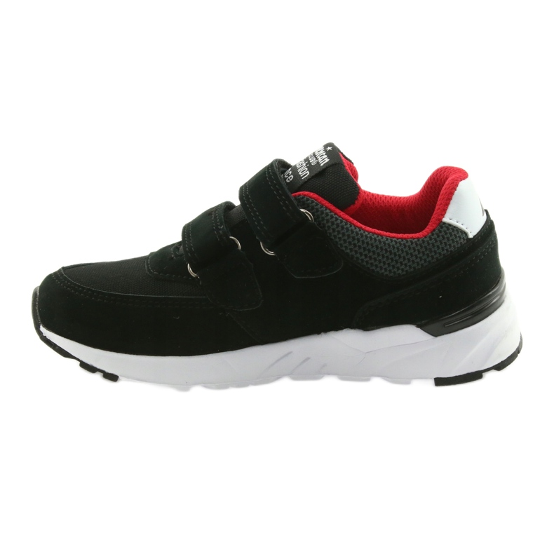 Semelle intérieure American Club BS09 en cuir noir rouge 2