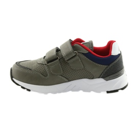American Club chaussures de sport semelle intérieure en cuir gris rouge bleu marin 2