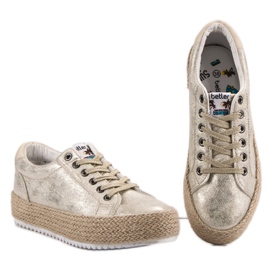 Betler Espadrilles à la mode jaune 2