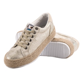 Betler Espadrilles à la mode jaune 1