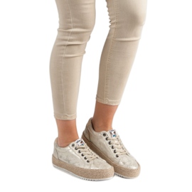 Betler Espadrilles à la mode jaune 3