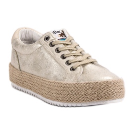 Betler Espadrilles à la mode jaune 5