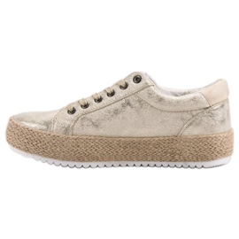 Betler Espadrilles à la mode jaune 6
