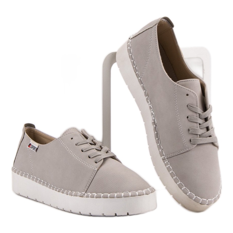 Chaussures grises nouées VICES 2 Chaussures grises nouées VICES 2