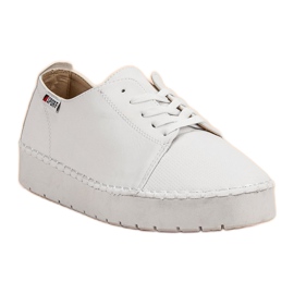 Chaussures VICES nouées blanches 6