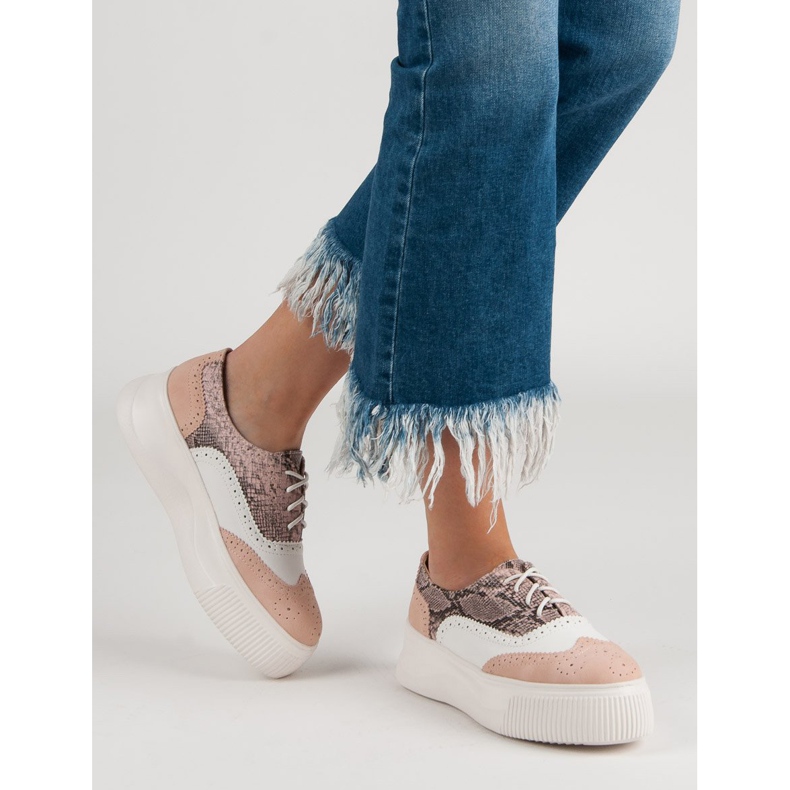 Chaussures mode VICES rose 1