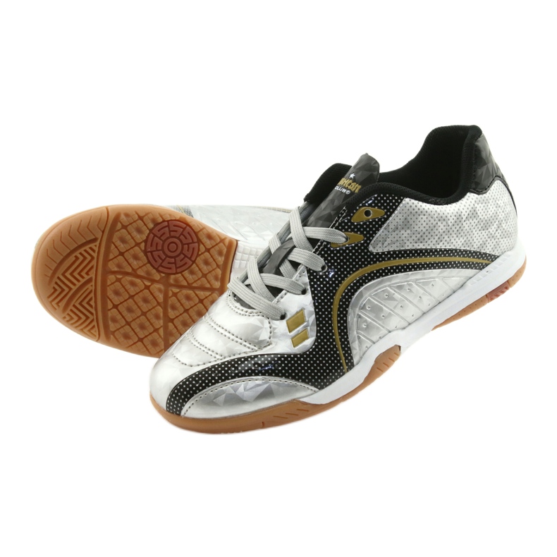 American Club OG13 Silver chaussures de sport d'intérieur le noir gris jaune 5