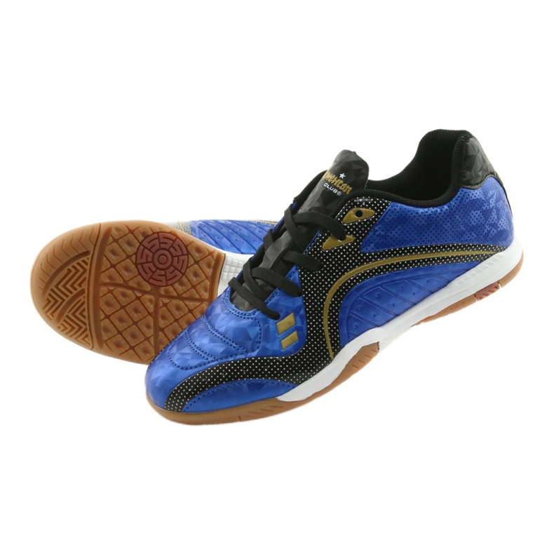 American Club OG13 Royal chaussures de sport en salle noir bleu jaune 5
