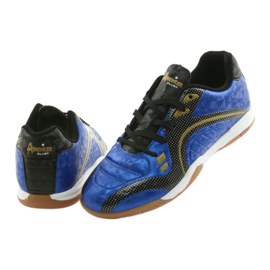 American Club OG13 Royal chaussures de sport en salle noir bleu jaune 4