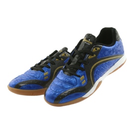 American Club OG13 Royal chaussures de sport en salle noir bleu jaune 3