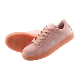 Chaussures de sport American Club BS07, insert en cuir rose 5