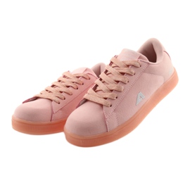 Chaussures de sport American Club BS07, insert en cuir rose 3