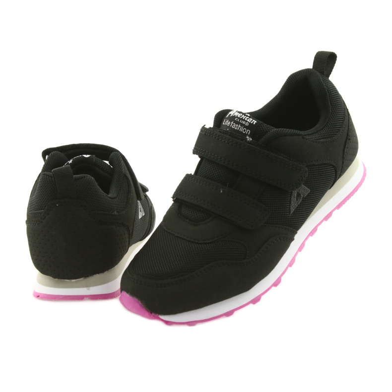 Chaussures de sport fille American Club WT30 noir 4