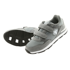 Insert en cuir American Club Velcro BS01 blanche gris 5