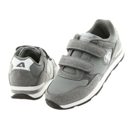 Insert en cuir American Club Velcro BS01 blanc gris 4