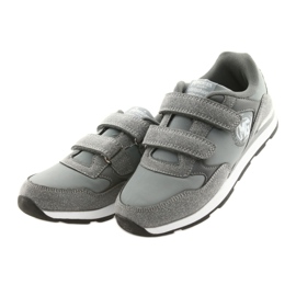 Insert en cuir American Club Velcro BS01 blanche gris 3 Insert en cuir American Club Velcro BS01 blanche gris 3