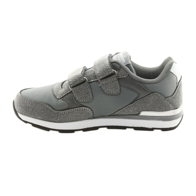 Insert en cuir American Club Velcro BS01 blanche gris 2 Insert en cuir American Club Velcro BS01 blanche gris 2