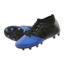Chaussures de sport garçon American Club OG23 Royal / Noir bleu 5