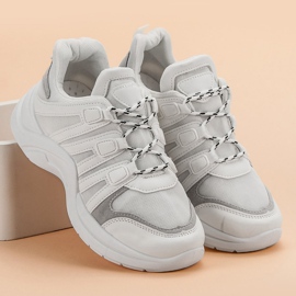 Kylie Chaussures de sport confortables blanche 2