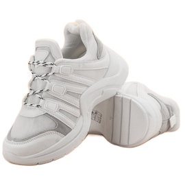 Kylie Chaussures de sport confortables blanc 1
