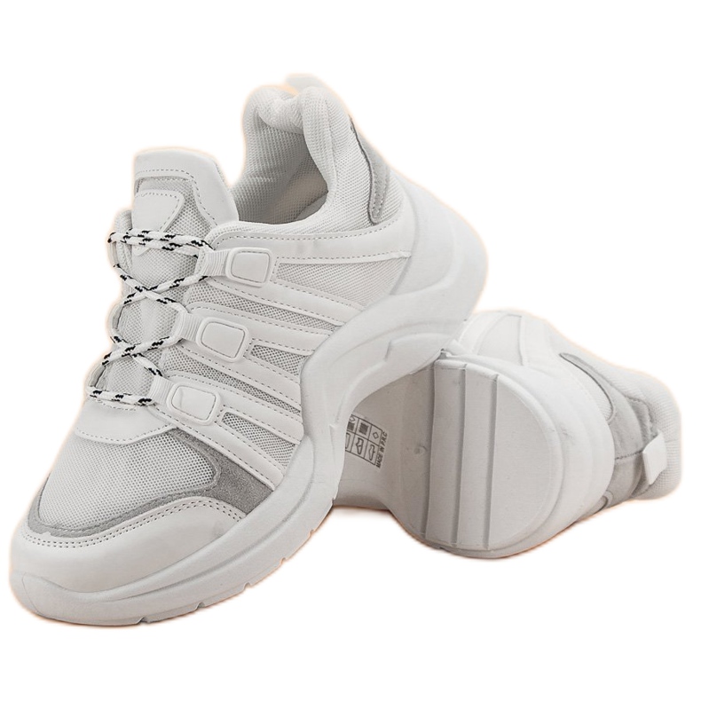 Kylie Chaussures de sport confortables blanc 1