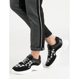Kylie Chaussures de sport avec motif noir 1