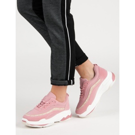 Chaussures de sport roses VICES 1
